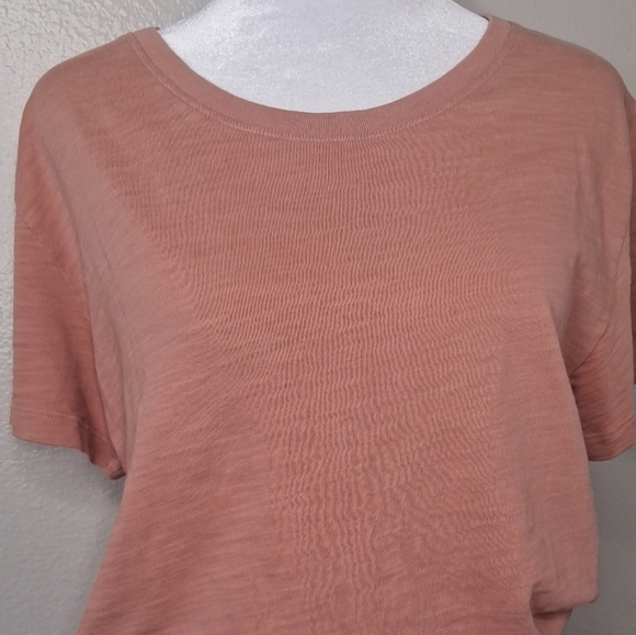 Nation LTD Kacy Combo Dress Pink Glaze Short Smocked Designer Boho Summer Size M - Picture 12 of 15